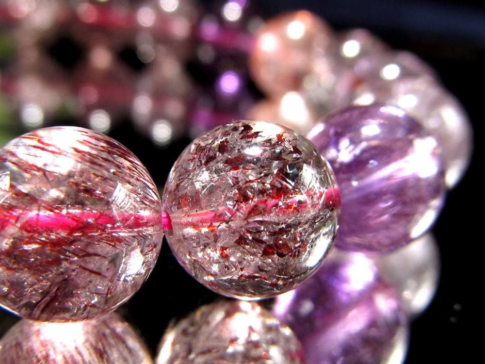 スーパーセブン ブレスレット ゲーサイト インクルージョン レピドクロサイト