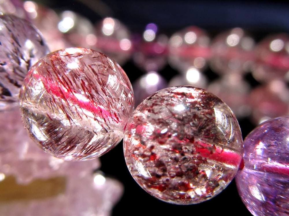 スーパーセブン ブレスレット ゲーサイト インクルージョン レピドクロサイト