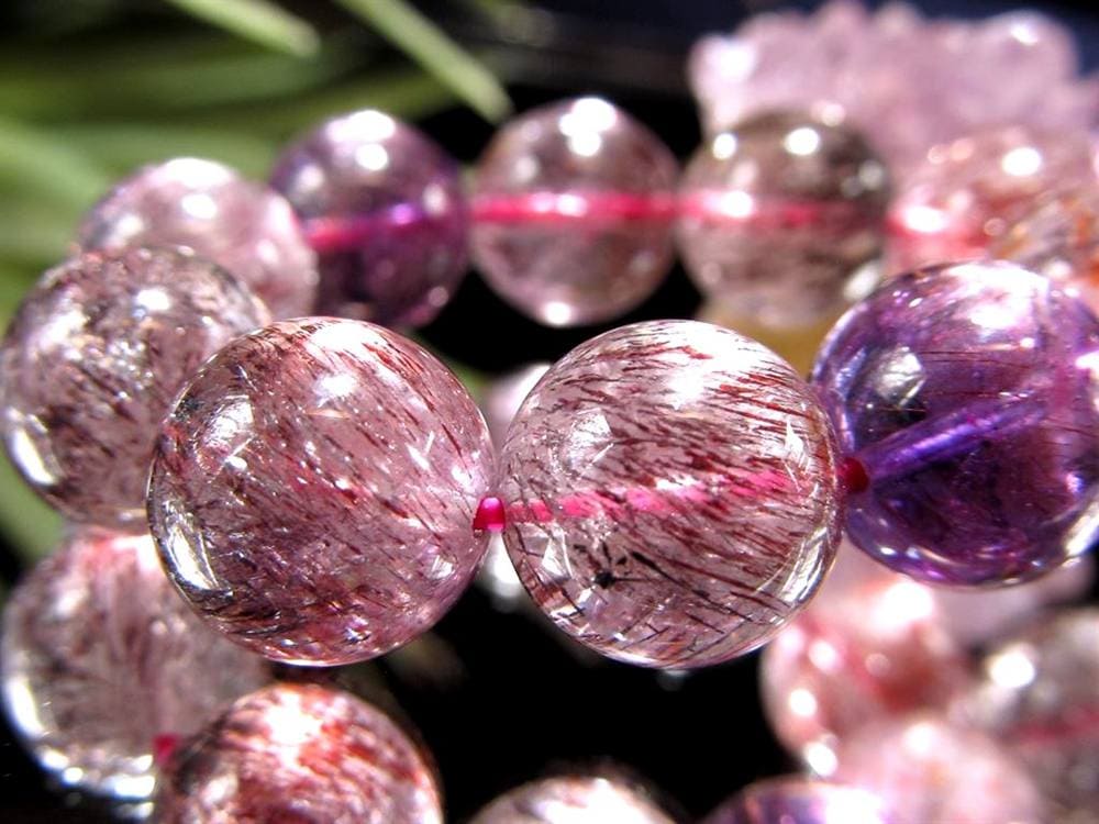 スーパーセブン ブレスレット ゲーサイト インクルージョン レピドクロサイト