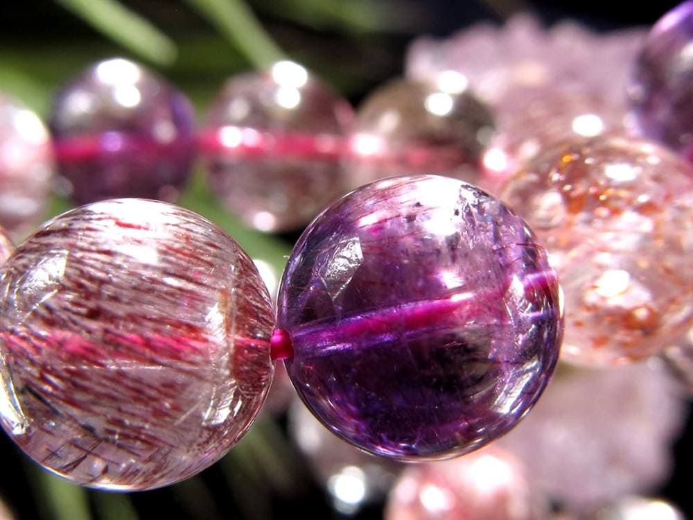 スーパーセブン ブレスレット ゲーサイト インクルージョン レピドクロサイト