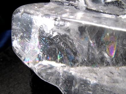 水晶 クリスタル 置物 クオーツ きつね彫刻