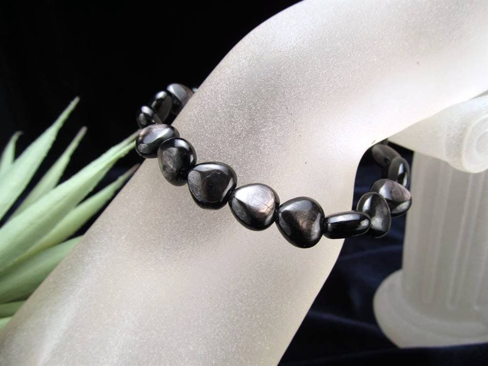 ハイパーシーン 紫蘇輝石 ブレスレット ハート型 hyperStheons