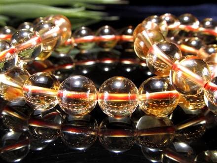 シトリン ファントム 幻影黄水晶 ブレスレット ブラジル産