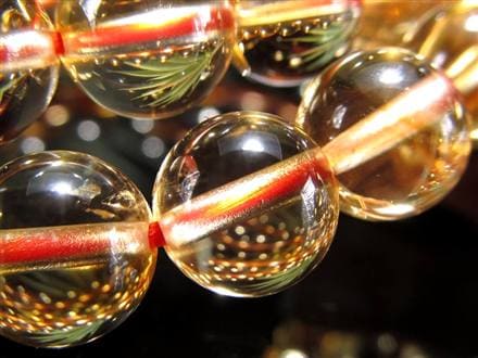 シトリン ファントム 幻影黄水晶 ブレスレット ブラジル産