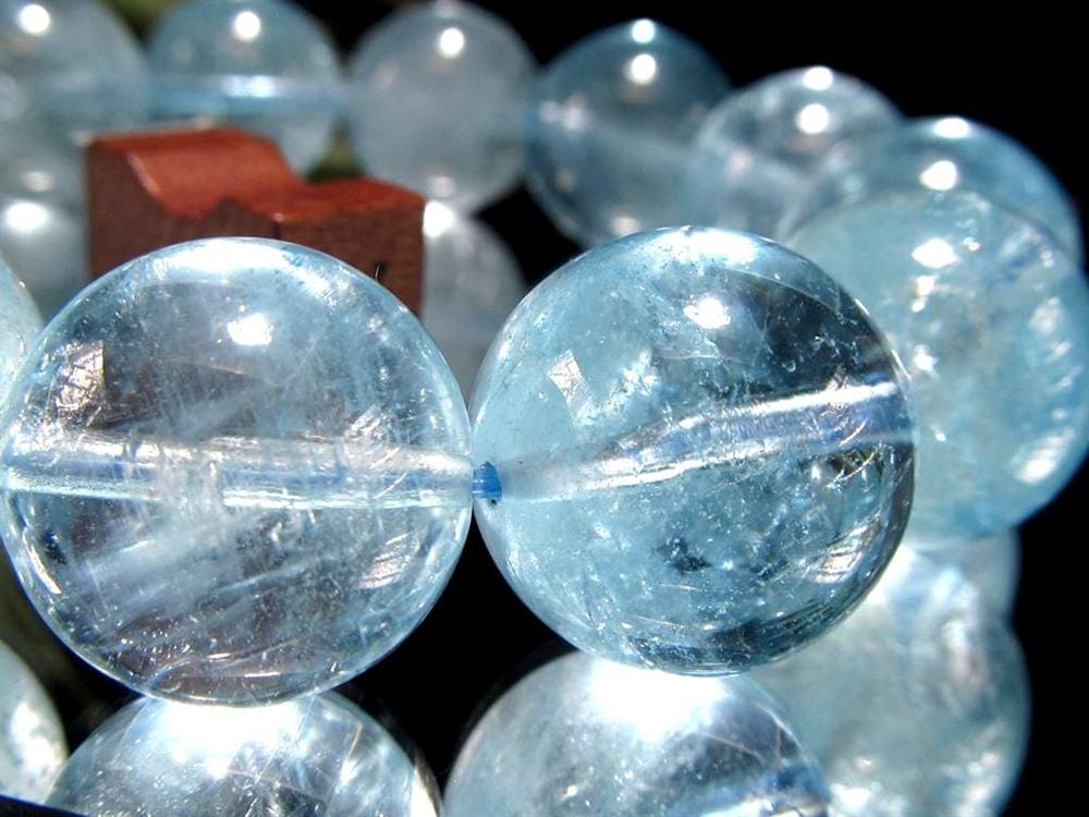 ブルートパーズ ブレスレット 黄玉 スカイブルー ブラジル産