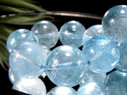 ブルートパーズ ブレスレット 黄玉 スカイブルー ブラジル産