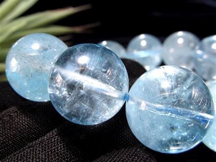 ブルートパーズ ブレスレット 黄玉 スカイブルー ブラジル産