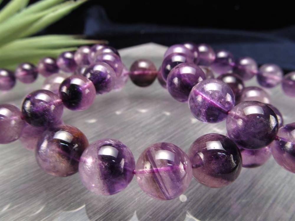 アメジストエレスチャル ブレスレット エレスチャル 紫水晶 スーパーセブン