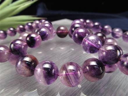 アメジストエレスチャル ブレスレット エレスチャル 紫水晶 スーパーセブン