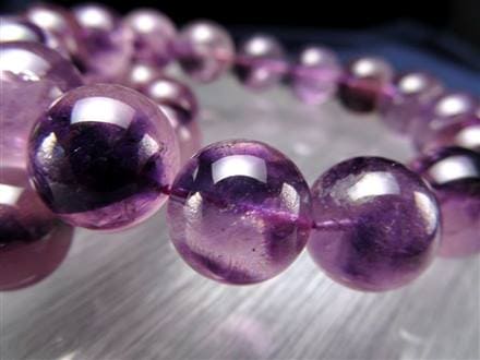 アメジストエレスチャル ブレスレット エレスチャル 紫水晶 スーパーセブン