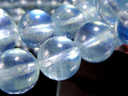 アクアマリン ブレスレット 3月の誕生石 ベリル 天然石