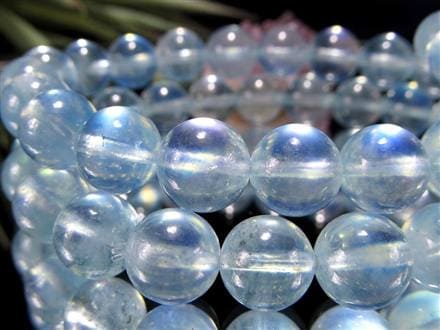 アクアマリン ブレスレット 3月の誕生石 ベリル 天然石