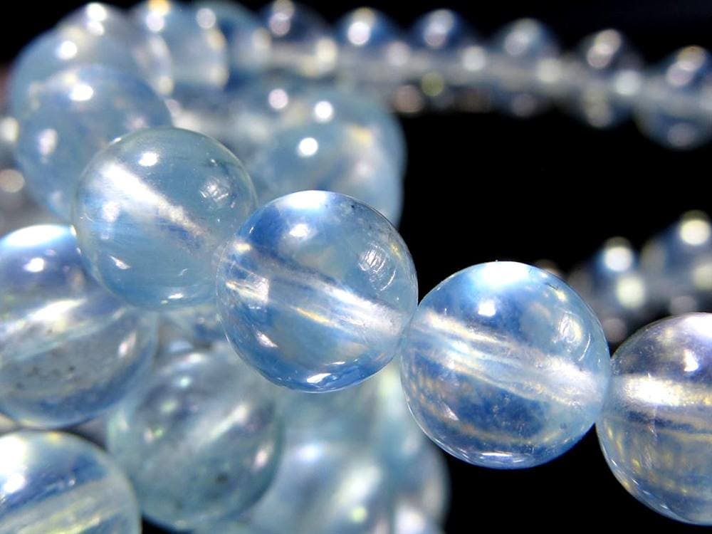 アクアマリン ブレスレット 3月の誕生石 ベリル 天然石