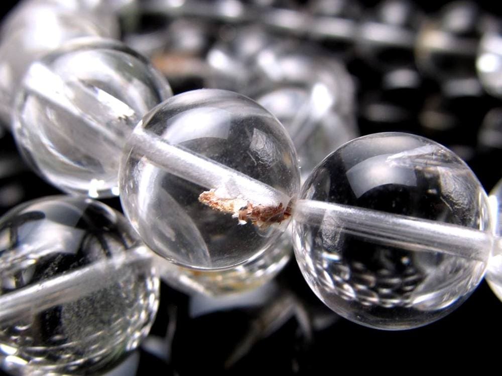 クォーツインクォーツ ブレスレット マニフェストクォーツ 貫入水晶 クリスタル