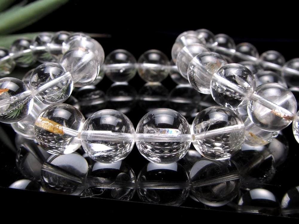 クォーツインクォーツ ブレスレット マニフェストクォーツ 貫入水晶 クリスタル