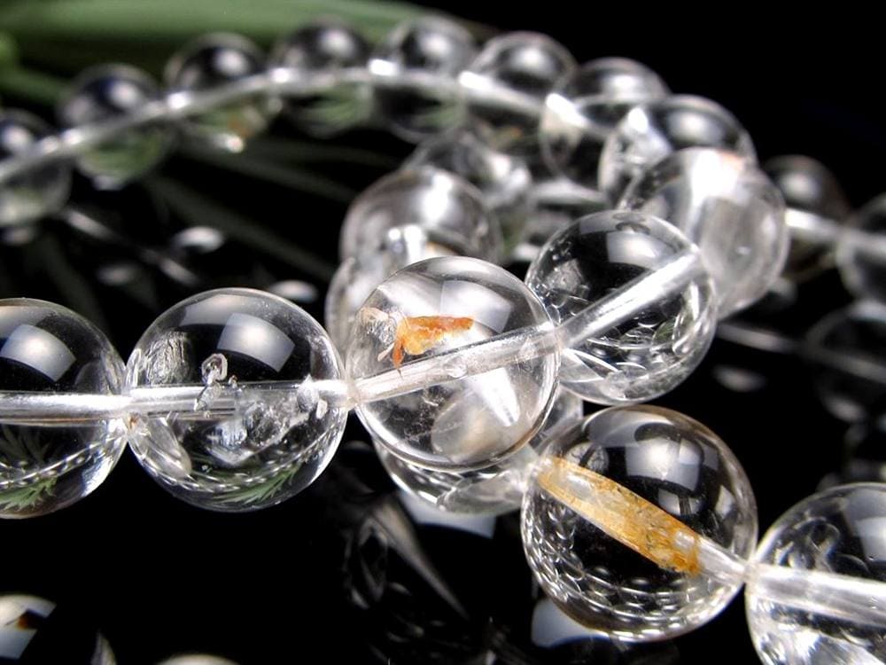 クォーツインクォーツ ブレスレット マニフェストクォーツ 貫入水晶 クリスタル