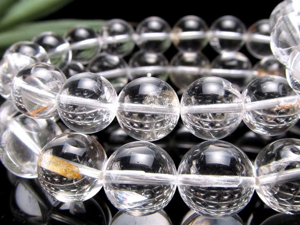 クォーツインクォーツ ブレスレット マニフェストクォーツ 貫入水晶 クリスタル