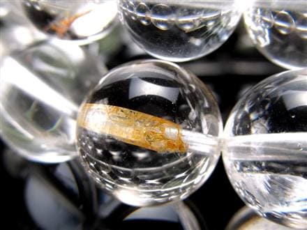 クォーツインクォーツ ブレスレット マニフェストクォーツ 貫入水晶 クリスタル