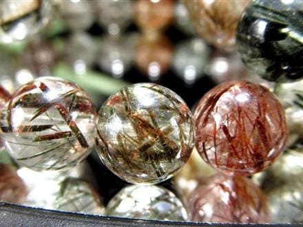 赤針 水晶 レッドルチル クォーツ ブレスレット