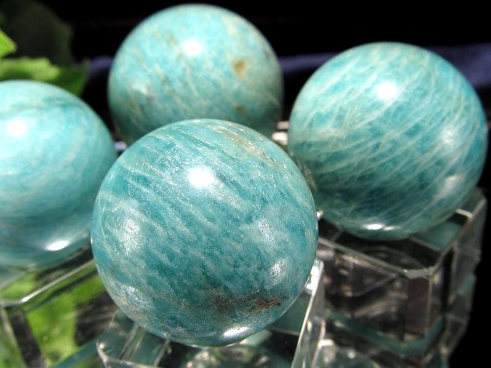 アマゾナイト 天河石 丸玉 ホープストーン
