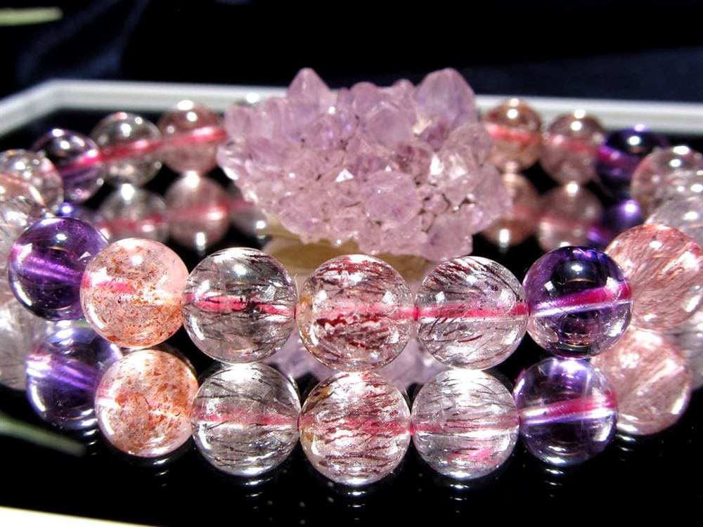 スーパーセブン ブレスレット ゲーサイト レピドクロサイト メロディーストーン