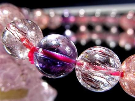 スーパーセブン ブレスレット ゲーサイト レピドクロサイト メロディーストーン