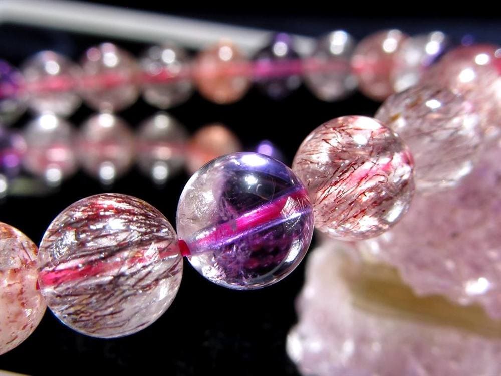 スーパーセブン ブレスレット ゲーサイト レピドクロサイト メロディーストーン