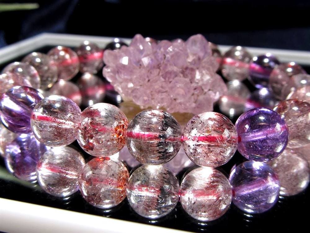 スーパーセブン ブレスレット ゲーサイト レピドクロサイト メロディーストーン