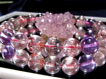 スーパーセブン ブレスレット ゲーサイト レピドクロサイト メロディーストーン