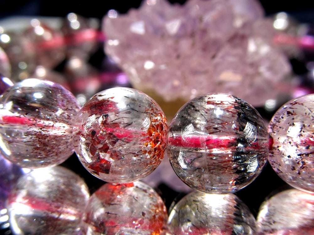 スーパーセブン ブレスレット ゲーサイト レピドクロサイト メロディーストーン