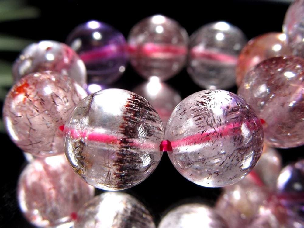 スーパーセブン ブレスレット ゲーサイト レピドクロサイト メロディーストーン