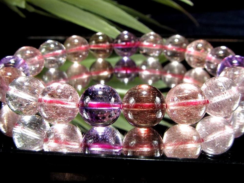 スーパーセブン ブレスレット ゲーサイト レピドクロサイト メロディーストーン