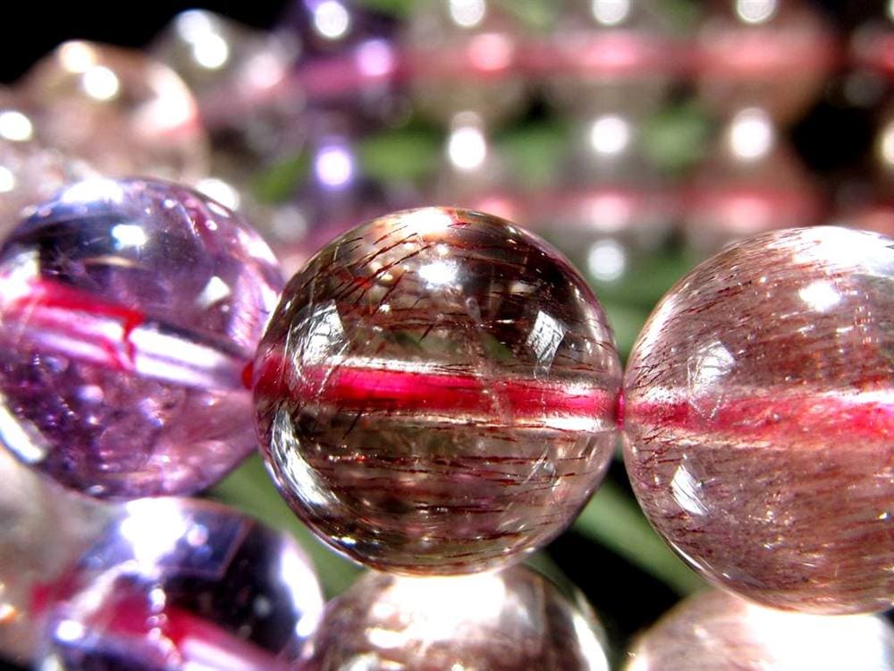 スーパーセブン ブレスレット ゲーサイト レピドクロサイト メロディーストーン