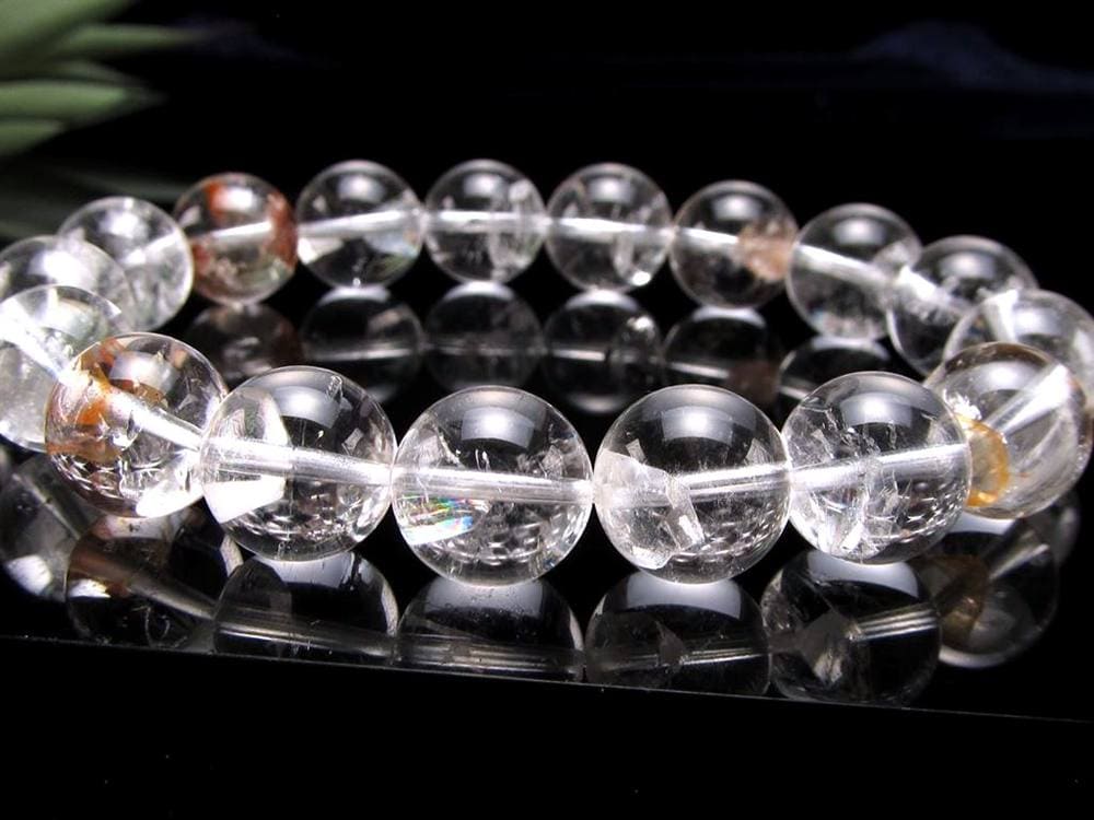 クォーツインクォーツ ブレスレット マニフェストクォーツ 貫入水晶 クリスタル