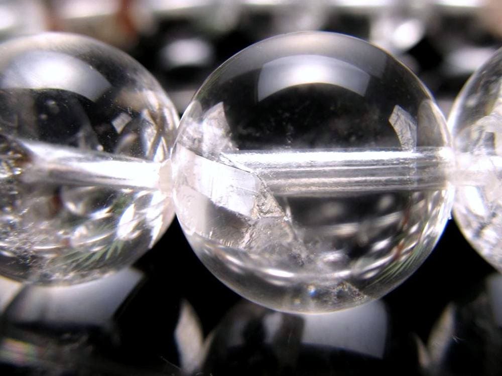 クォーツインクォーツ ブレスレット マニフェストクォーツ 貫入水晶 クリスタル