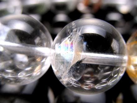 クォーツインクォーツ ブレスレット マニフェストクォーツ 貫入水晶 クリスタル