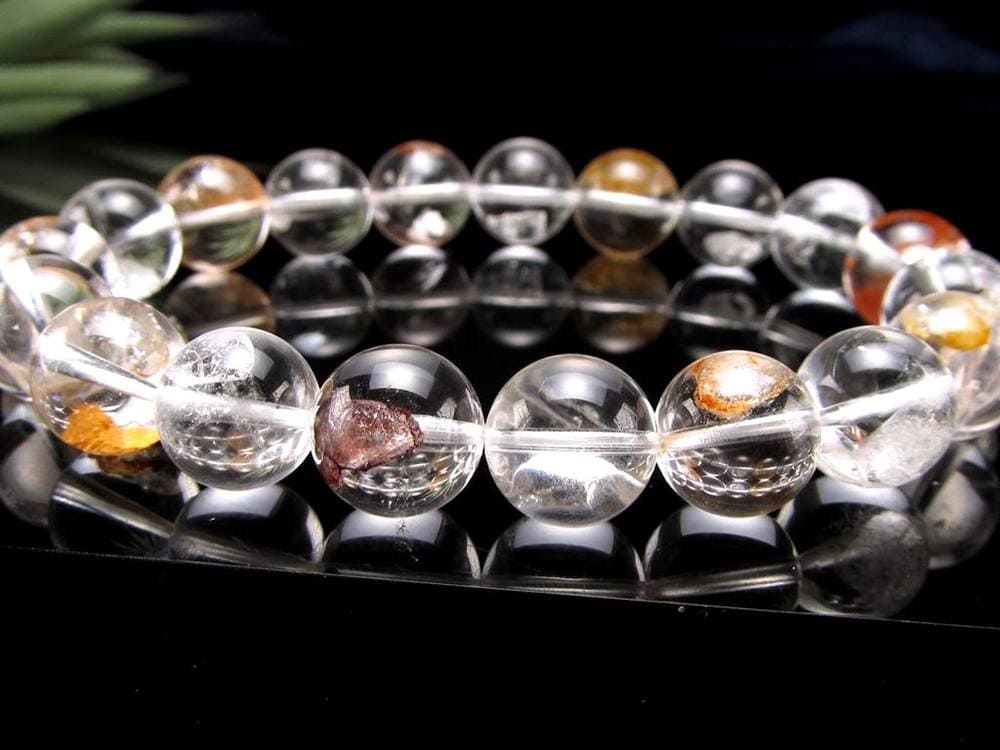 クォーツインクォーツ ブレスレット マニフェストクォーツ 貫入水晶 クリスタル