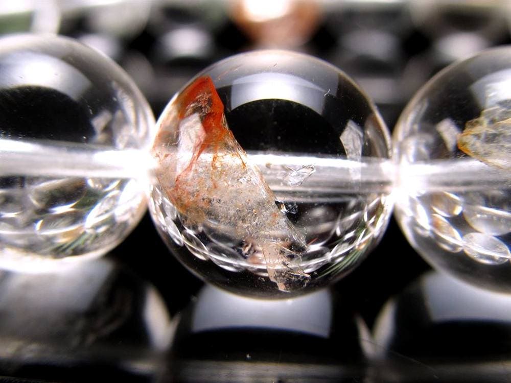 クォーツインクォーツ ブレスレット マニフェストクォーツ 貫入水晶 クリスタル