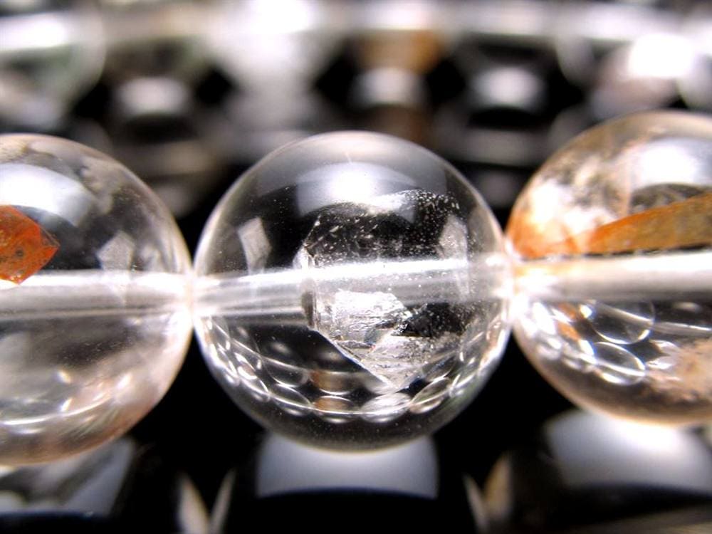 クォーツインクォーツ ブレスレット マニフェストクォーツ 貫入水晶 クリスタル