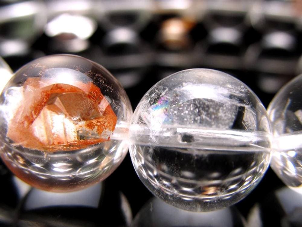 クォーツインクォーツ ブレスレット マニフェストクォーツ 貫入水晶 クリスタル