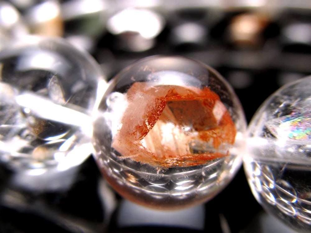 クォーツインクォーツ ブレスレット マニフェストクォーツ 貫入水晶 クリスタル