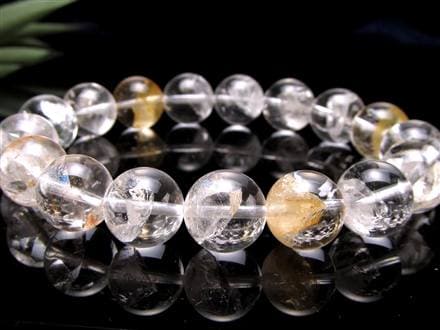 クォーツインクォーツ ブレスレット マニフェストクォーツ 貫入水晶 クリスタル