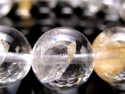 クォーツインクォーツ ブレスレット マニフェストクォーツ 貫入水晶 クリスタル