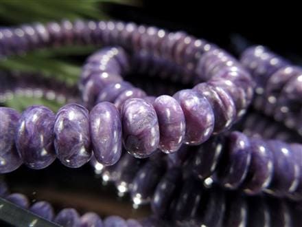チャロアイト チャロ石 ブレスレット Charoite ボタン