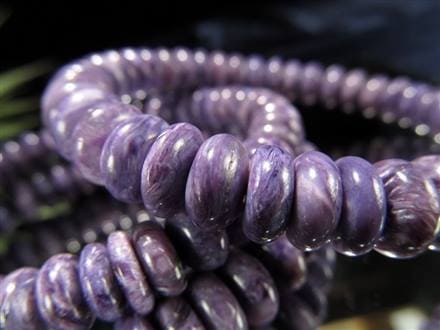 チャロアイト チャロ石 ブレスレット Charoite ボタン