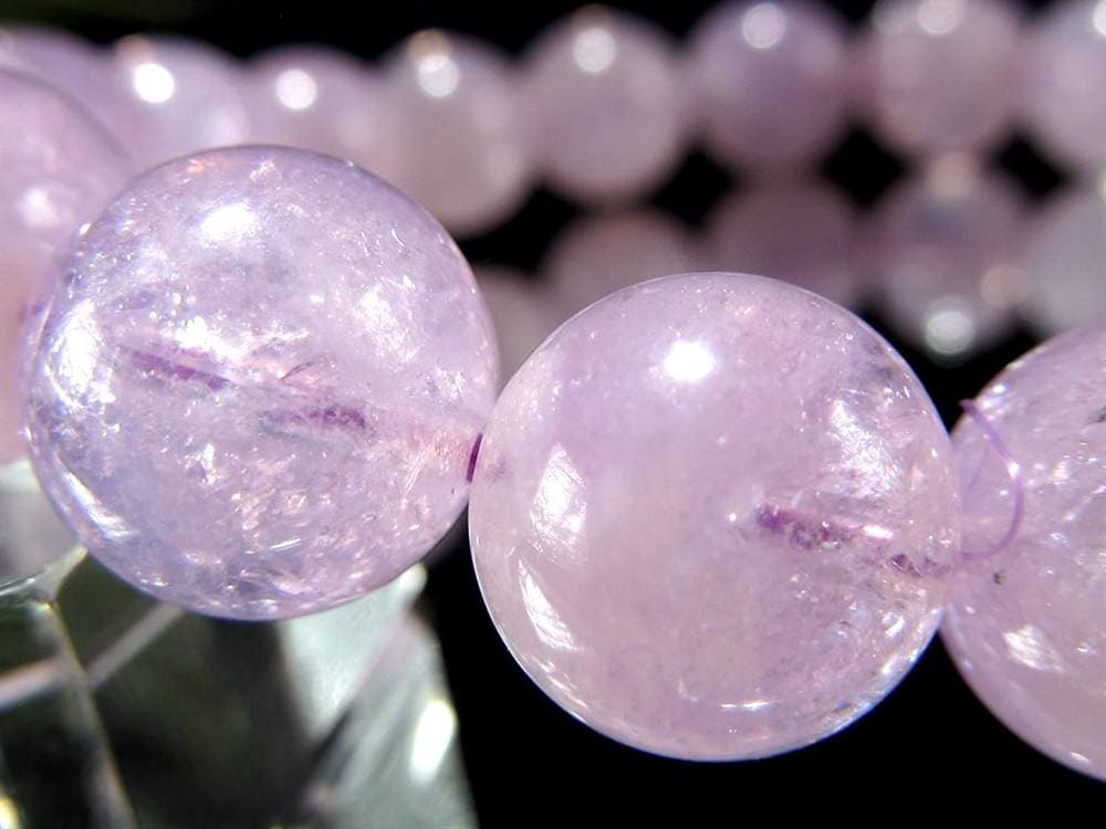 特殊カラー ムーンライトアメジスト スコロライト ブレスレット 2月の誕生石