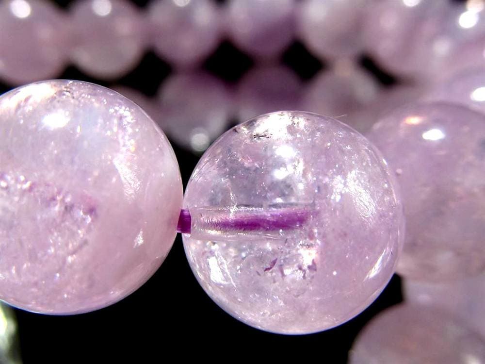 特殊カラー ムーンライトアメジスト スコロライト ブレスレット 2月の誕生石