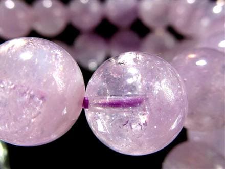 特殊カラー ムーンライトアメジスト スコロライト ブレスレット 2月の誕生石