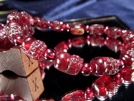 ガーネット ロードライト ヒキュウ ロードライトガーネット 貔貅