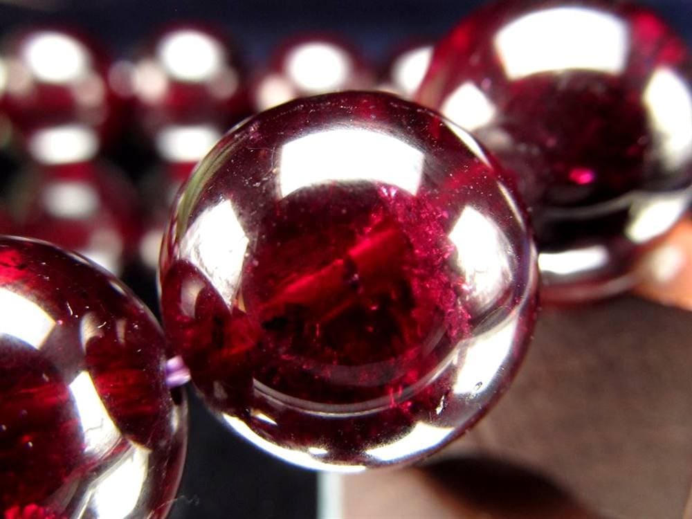 ガーネット ロードライト ブレスレット ロードライトガーネット 柘榴石